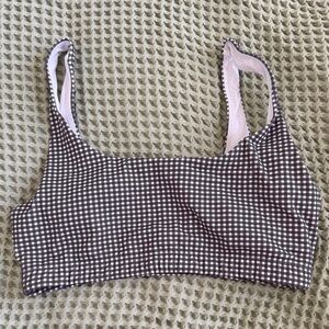 Vuori Daily Bra in gingham